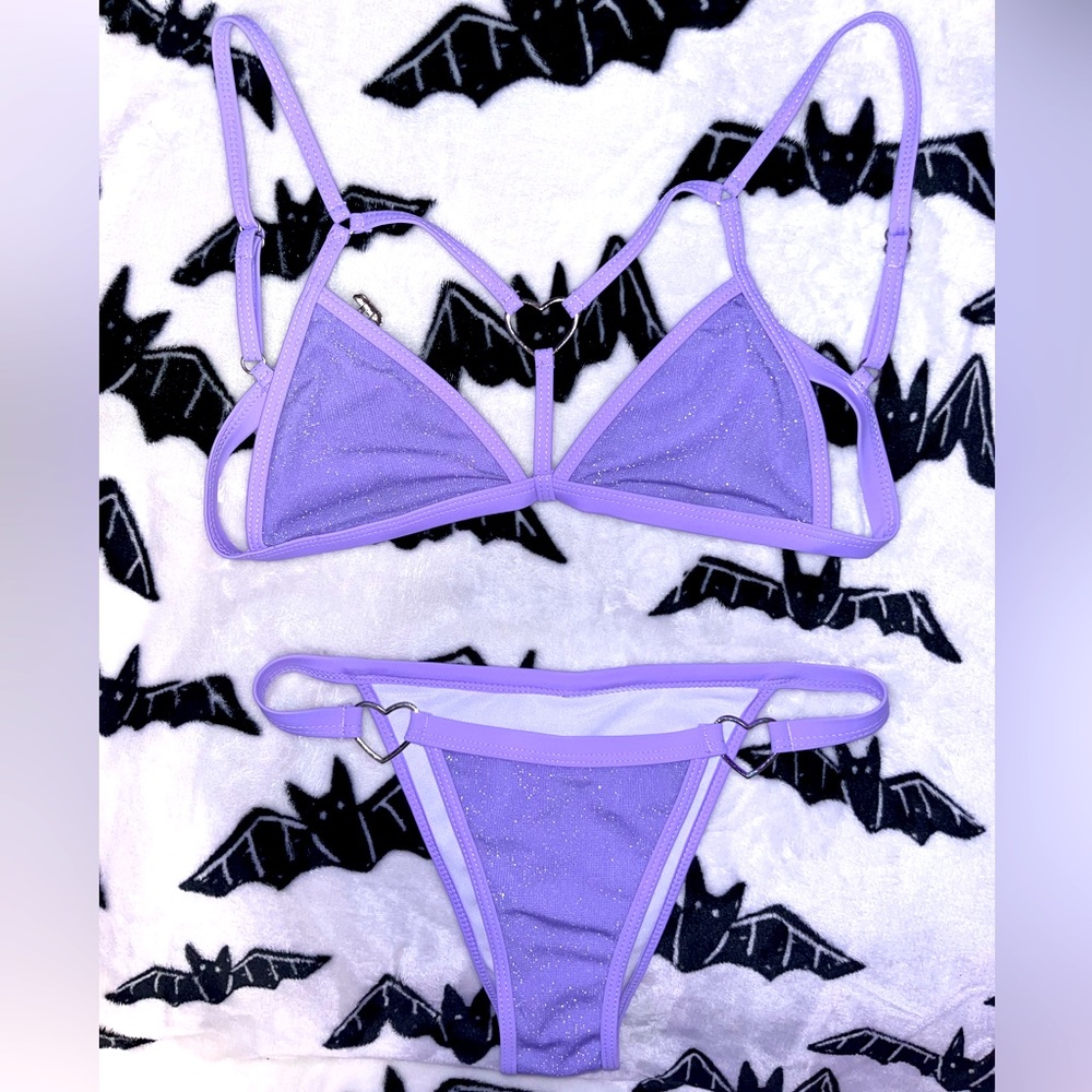 Purple Shimmer Bikini set